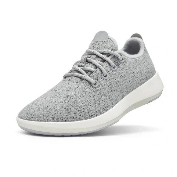 Allbirds wool runners Light dapple grey cream sole womens Tennis Shoe Sz 7. - Picture 6 of 11